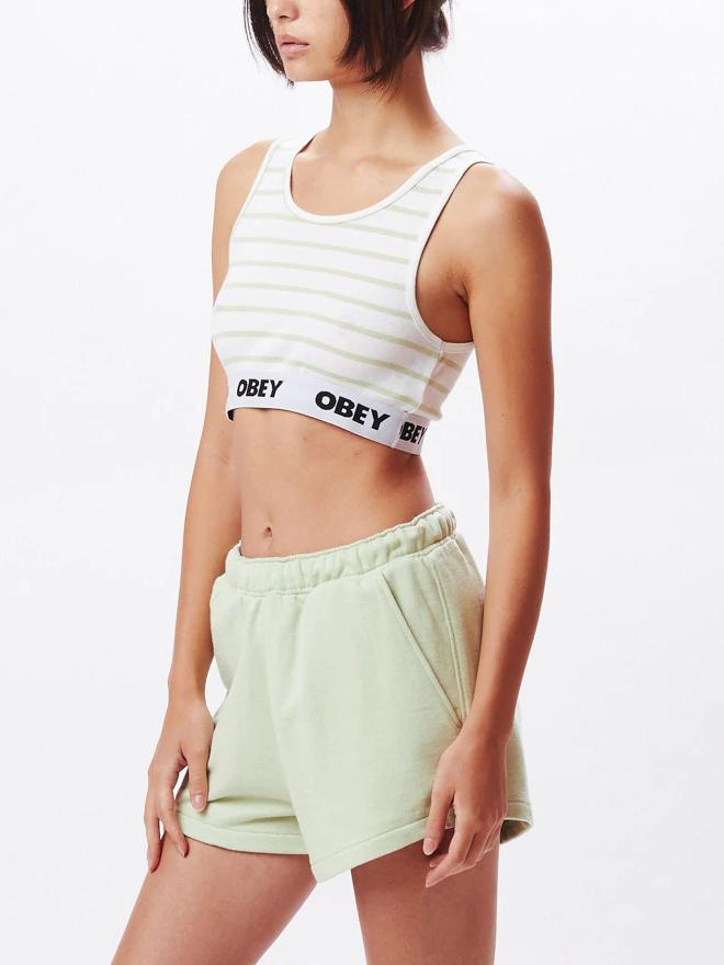 OBEY LISA TANK CUCUMBER MULTI