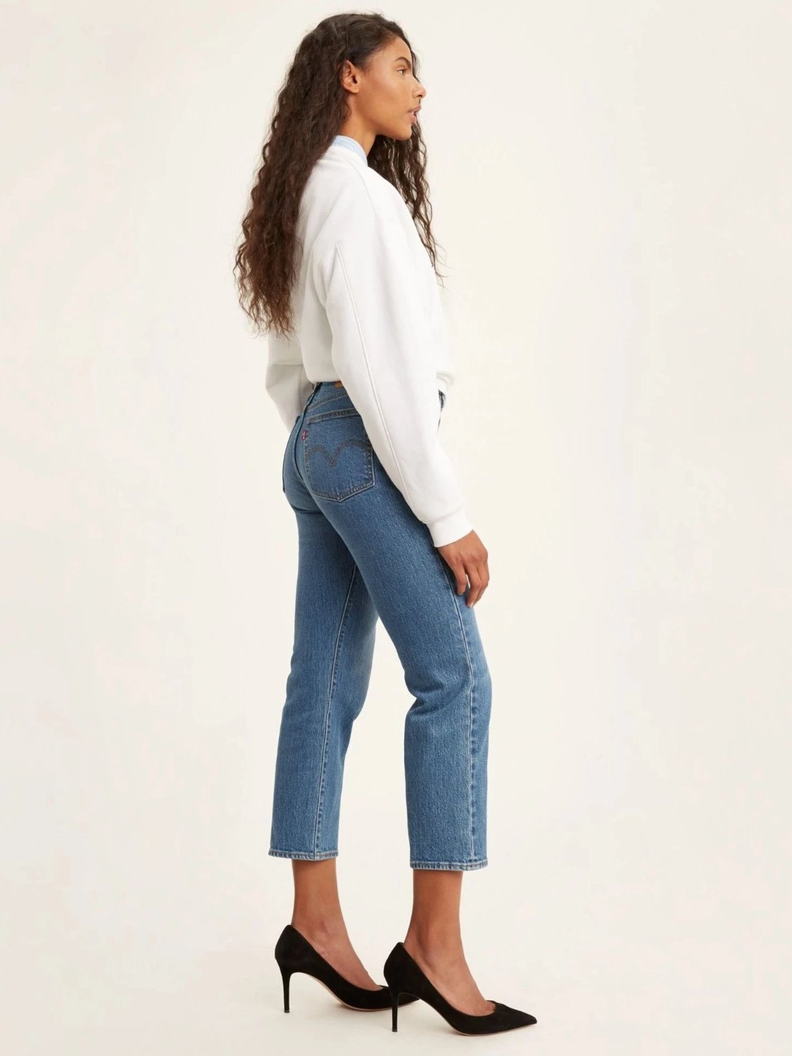 LEVI'S WEDGIE STRAIGHT FIT JEANS JIVE SOUND