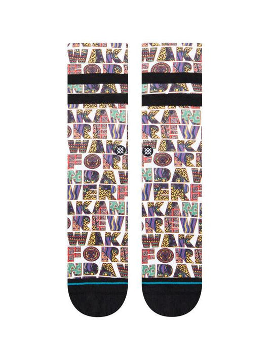 BLACK PANTHER X STANCE WAKANDA FOREVER CREW SOCKS