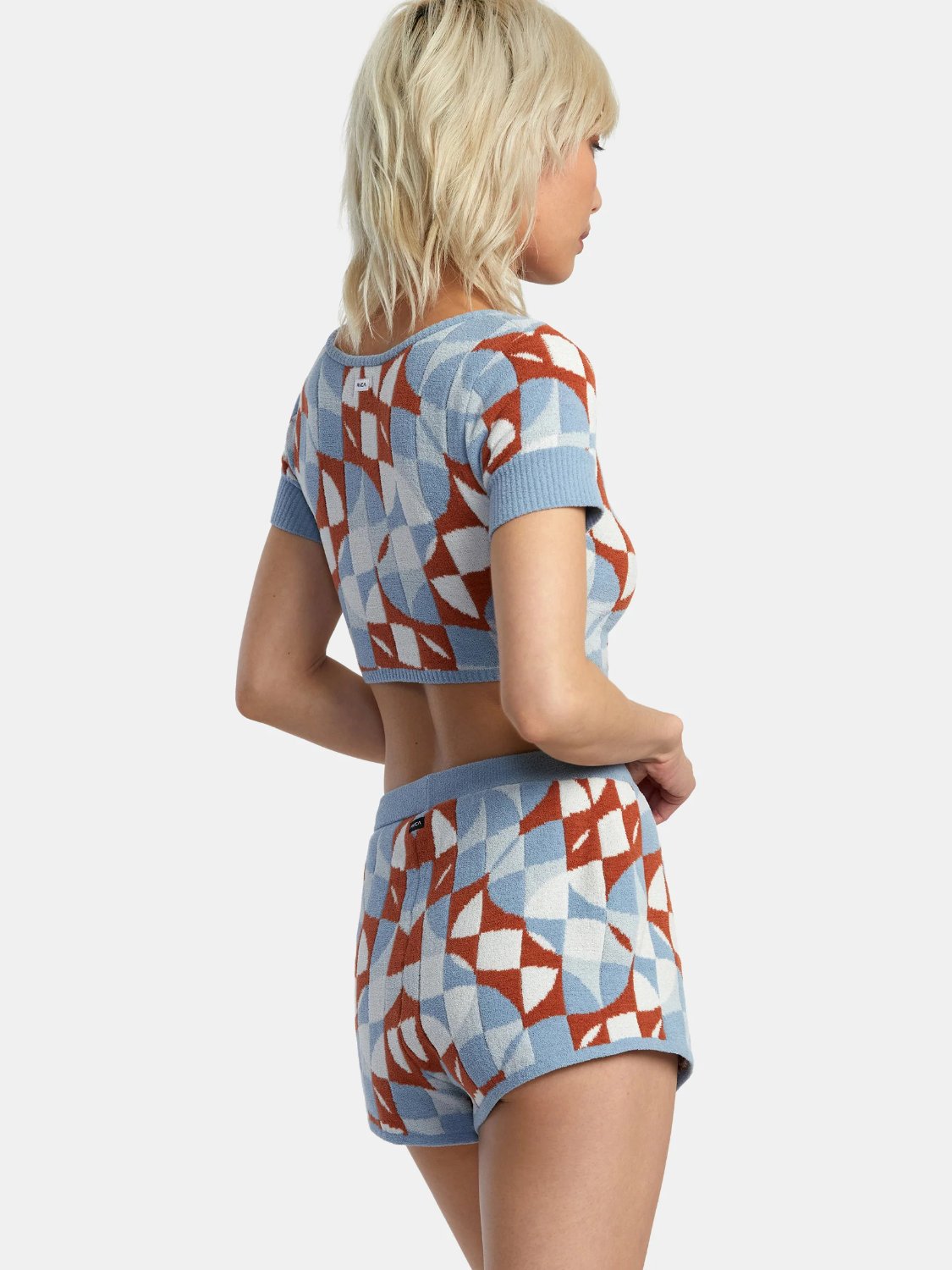 RVCA GEODE SWEATER SHORT SANDLEWOOD