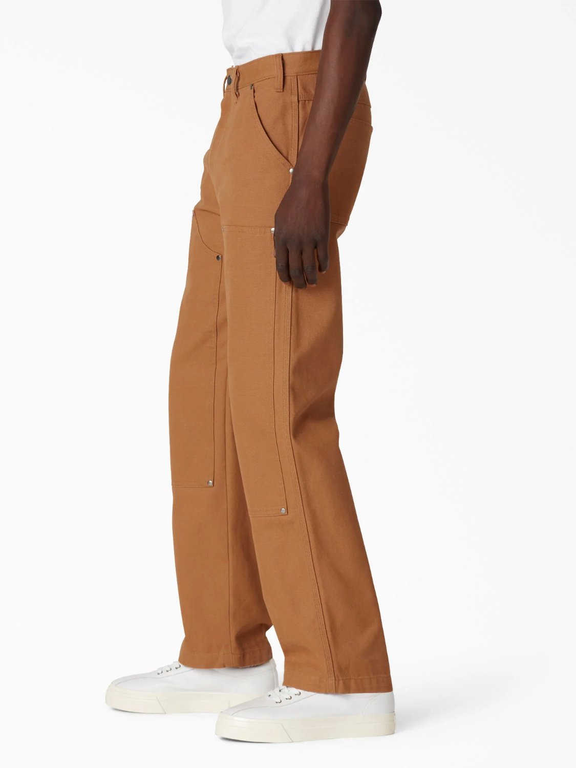 DICKIES DUCK DOUBLE FRONT PANT STONEWASHED BROWN DUCK