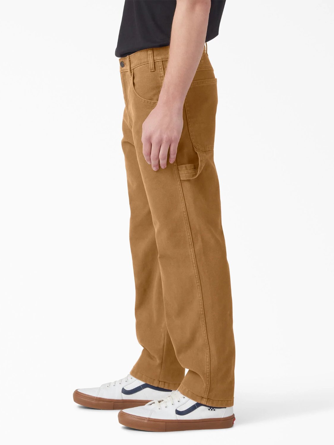 DICKIES STONEWASHED DUCK CARPENTER PANT BROWN DUCK
