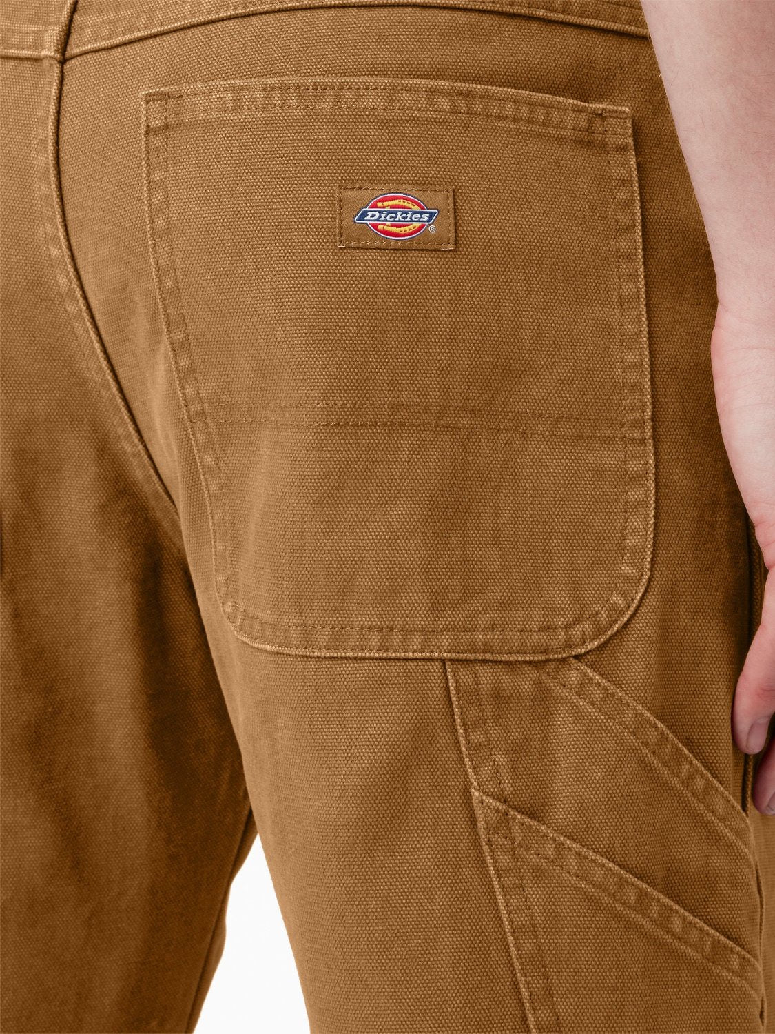 DICKIES STONEWASHED DUCK CARPENTER PANT BROWN DUCK