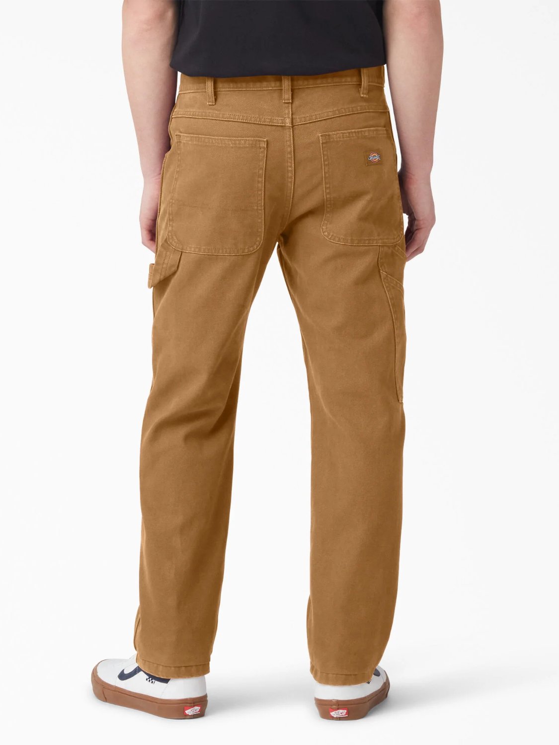 DICKIES STONEWASHED DUCK CARPENTER PANT BROWN DUCK