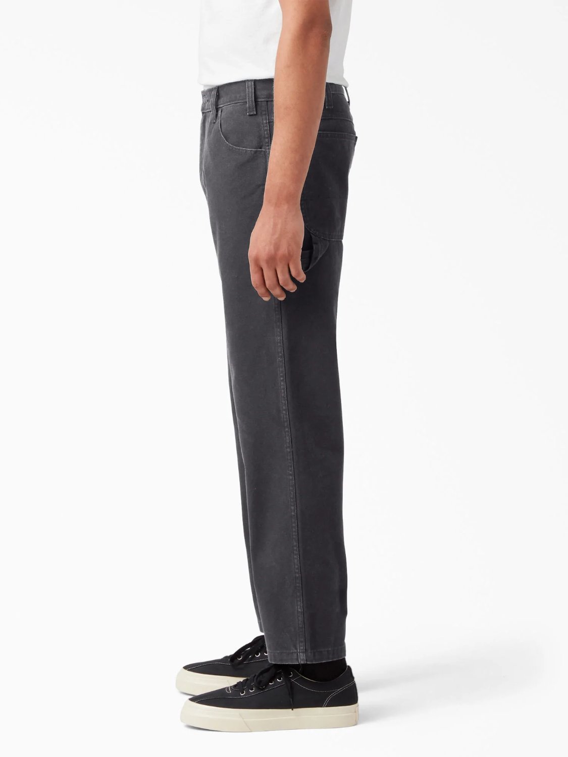 DICKIES STONEWASHED DUCK CARPENTER PANT BLACK