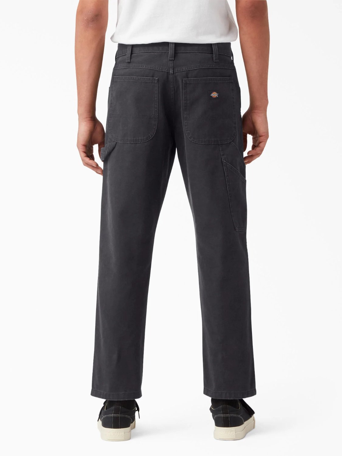 DICKIES STONEWASHED DUCK CARPENTER PANT BLACK