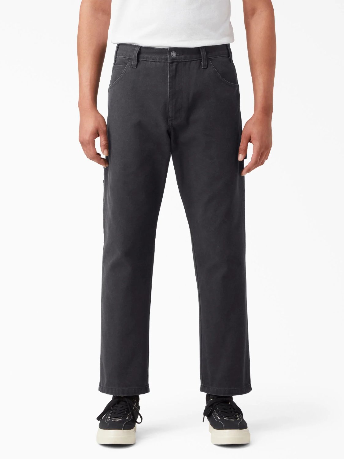 DICKIES STONEWASHED DUCK CARPENTER PANT BLACK