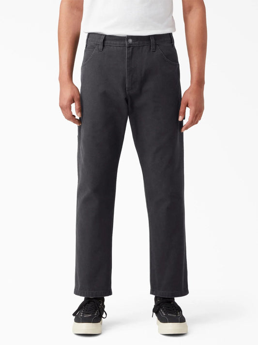 DICKIES STONEWASHED DUCK CARPENTER PANT BLACK
