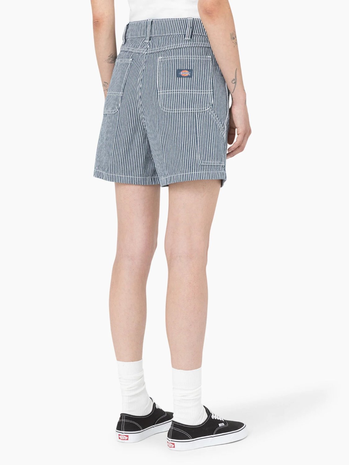 DICKIES HICKORY STRIPE SHORTS AIRFORCE BLUE