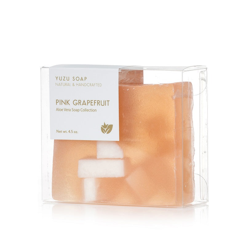 YUZU SOAP ALOE VERA SOAP BARS PINK GRAPEFRUIT