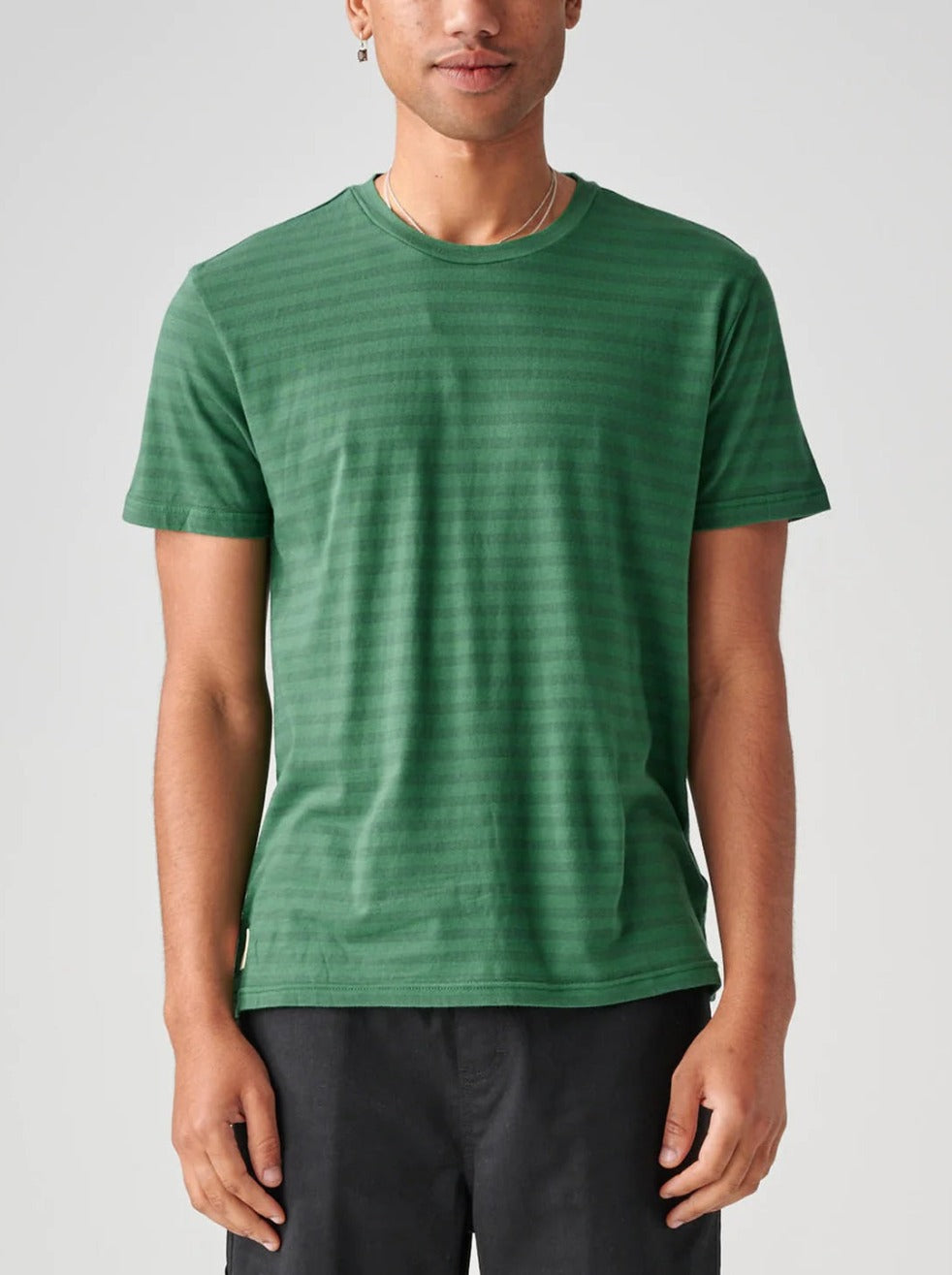 GLOBE HORIZON STRIPED T-SHIRT PALM
