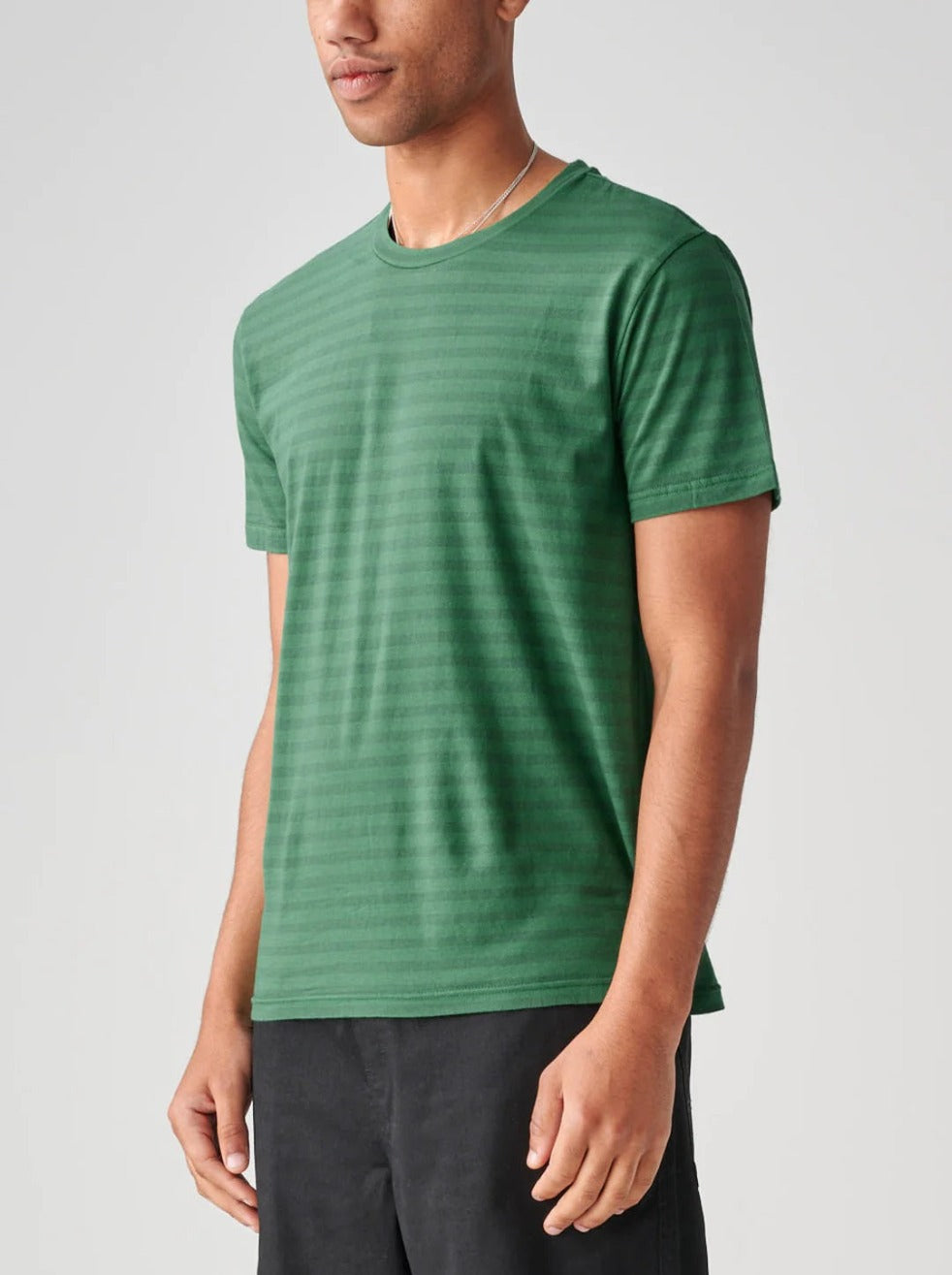 GLOBE HORIZON STRIPED T-SHIRT PALM