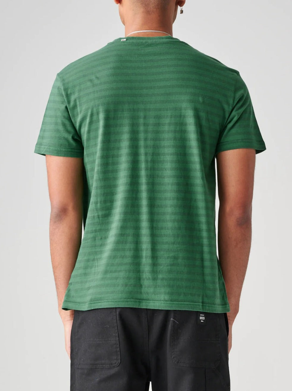 GLOBE HORIZON STRIPED T-SHIRT PALM