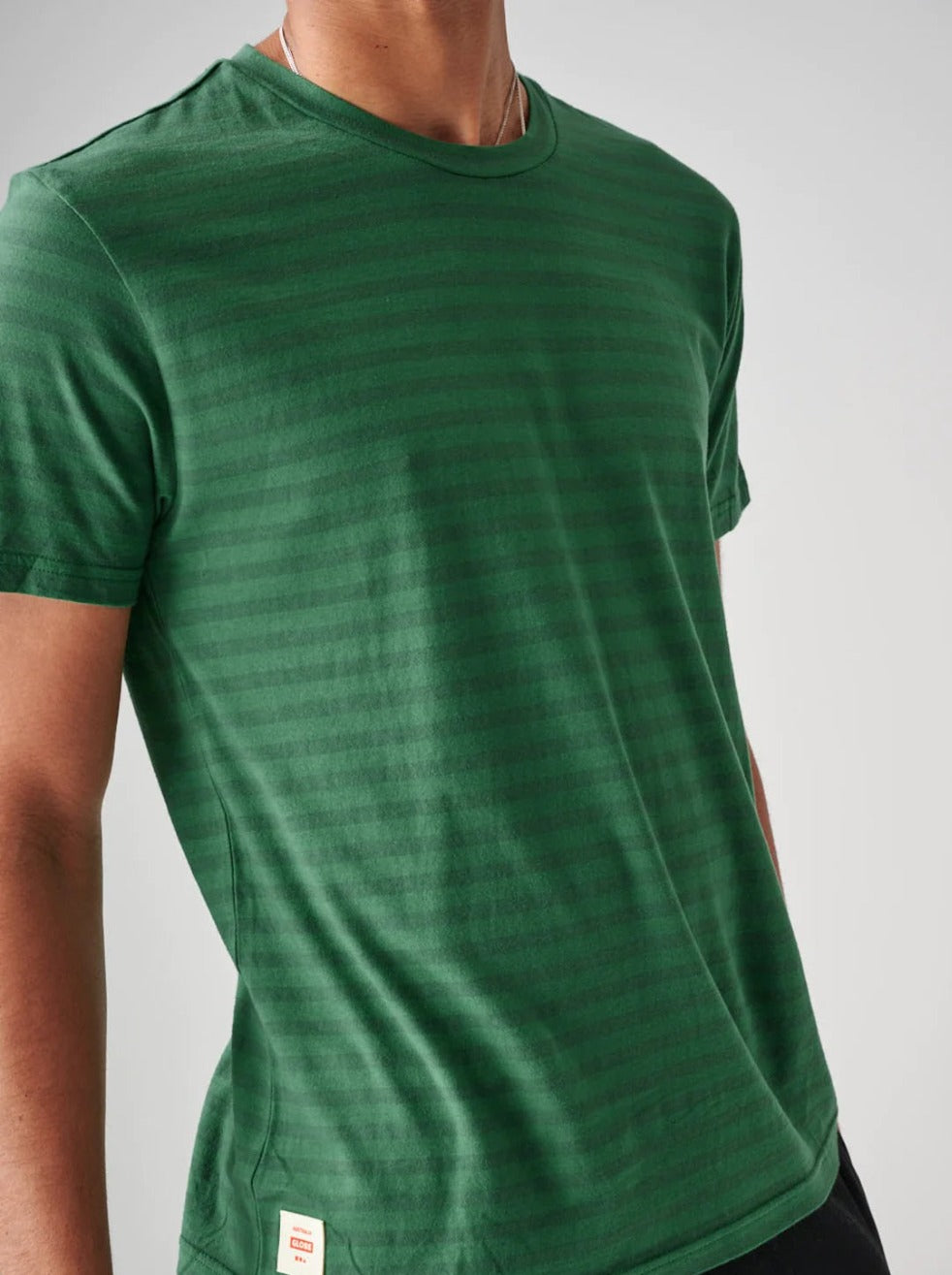 GLOBE HORIZON STRIPED T-SHIRT PALM