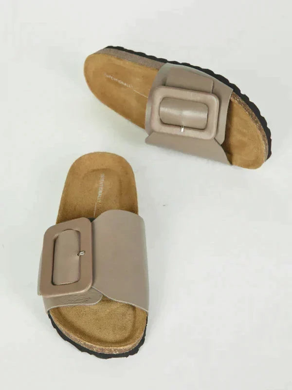 INTENTIONALLY BLANK CLARICE SANDAL FOG