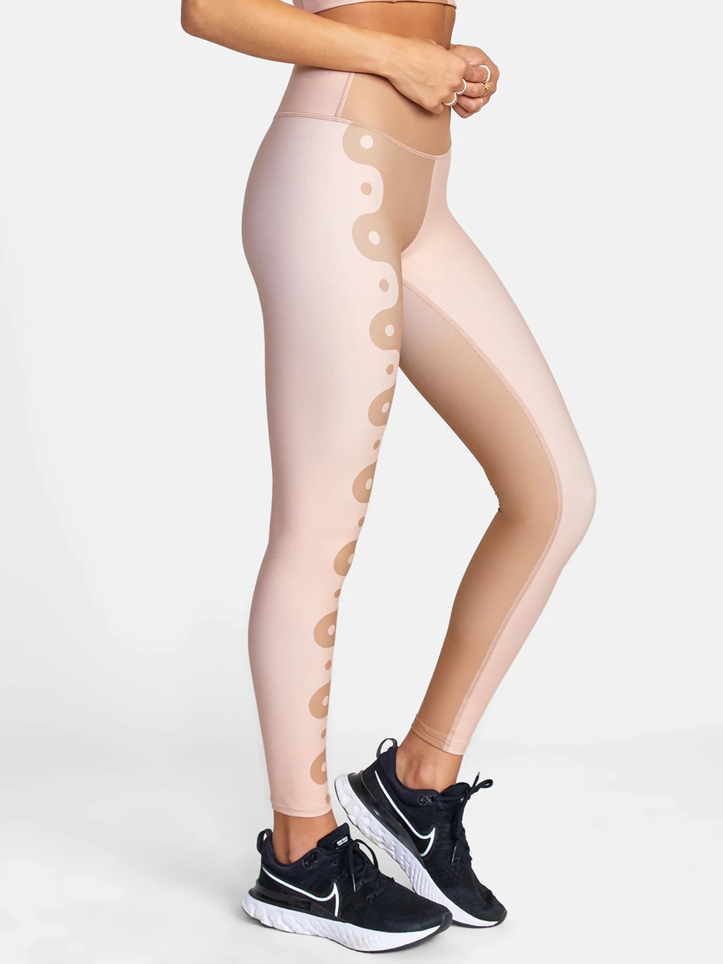 RVCA LINEAR YANG LEGGING DUSTY ROSE