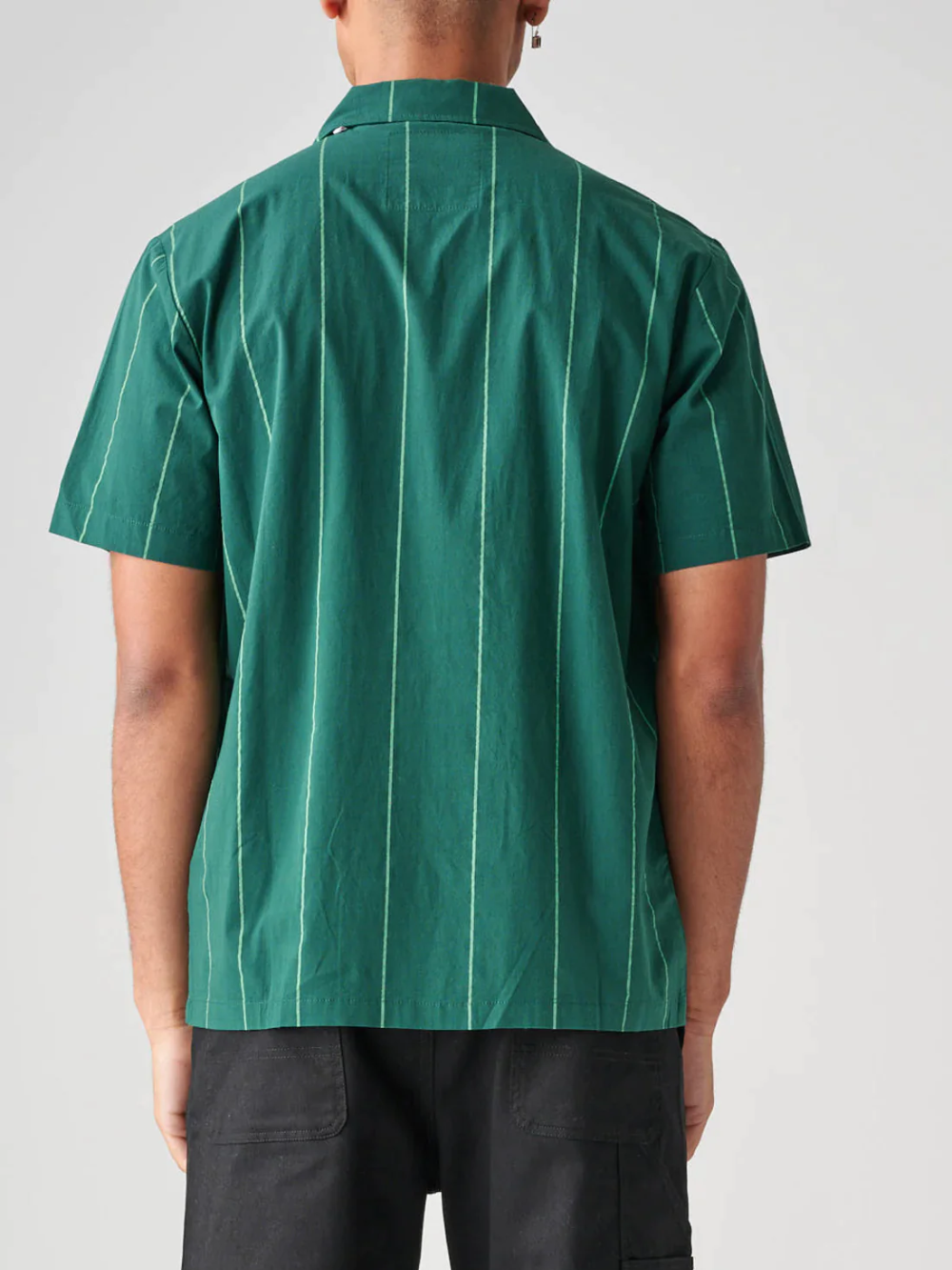 GLOBE OFF COURSE SS SHIRT NIGHT GREEN