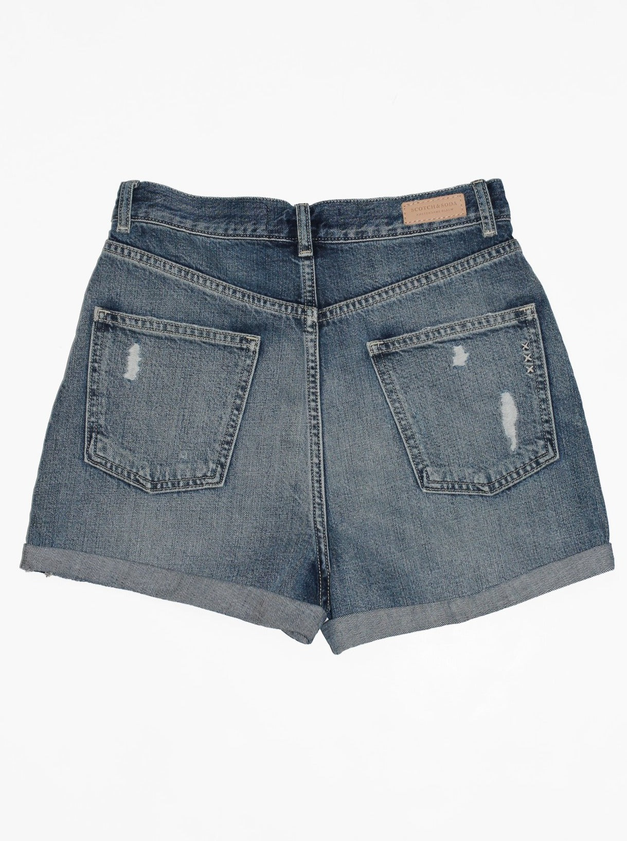 HIGH WASTED DENIM SHORTS
