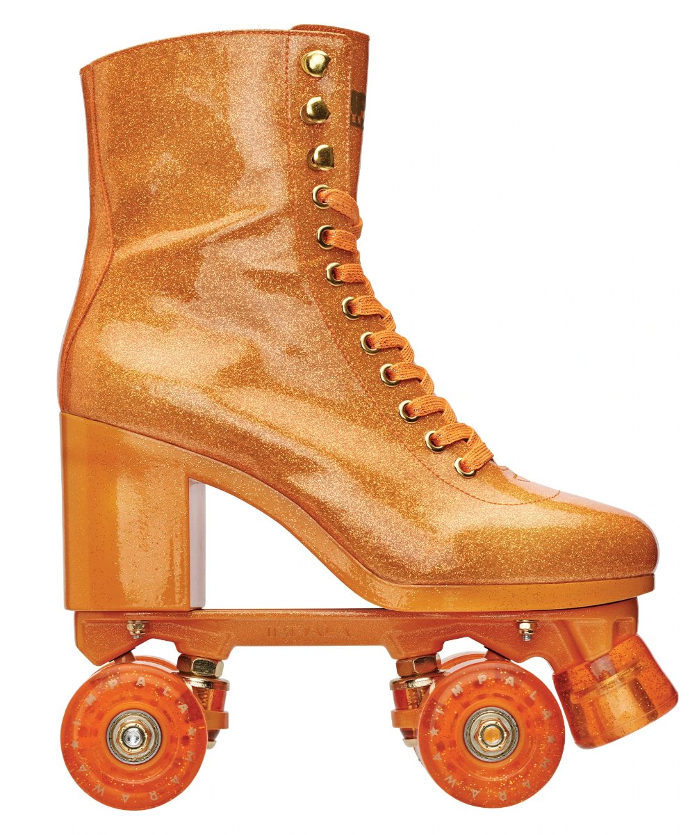 IMPALA MARAWA HIGH HEEL SKATE SPARKLE ORANGE