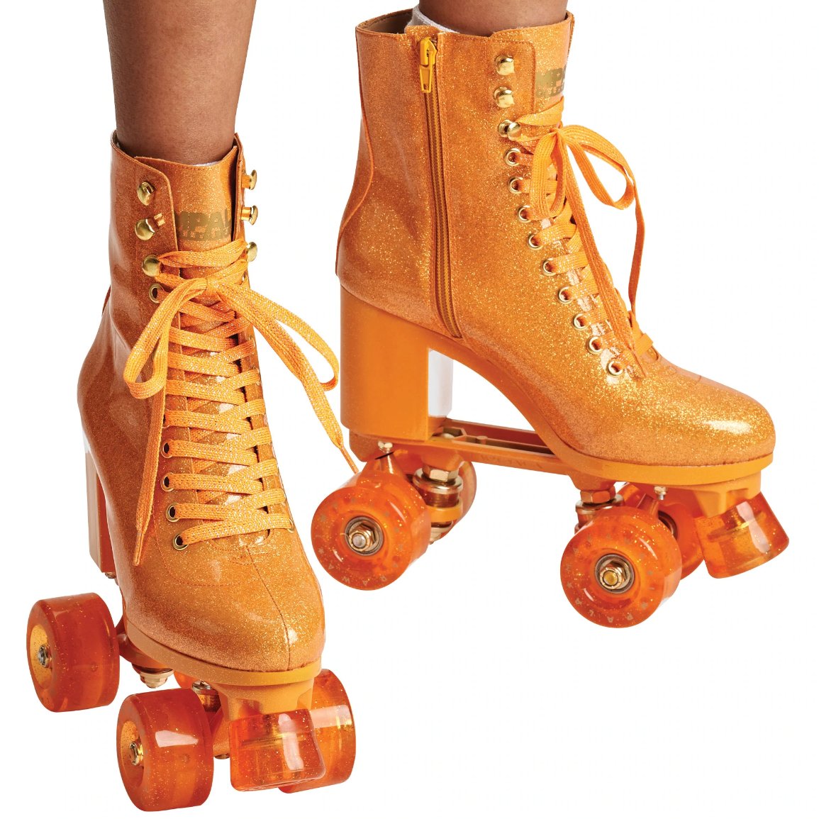 IMPALA MARAWA HIGH HEEL SKATE SPARKLE ORANGE