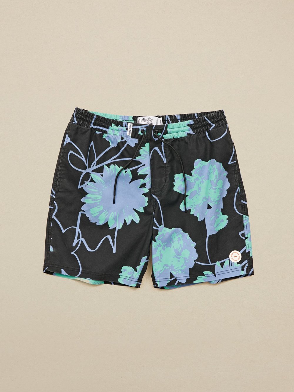 GLOBE DREAMIN WILD POOLSHORT BLACK