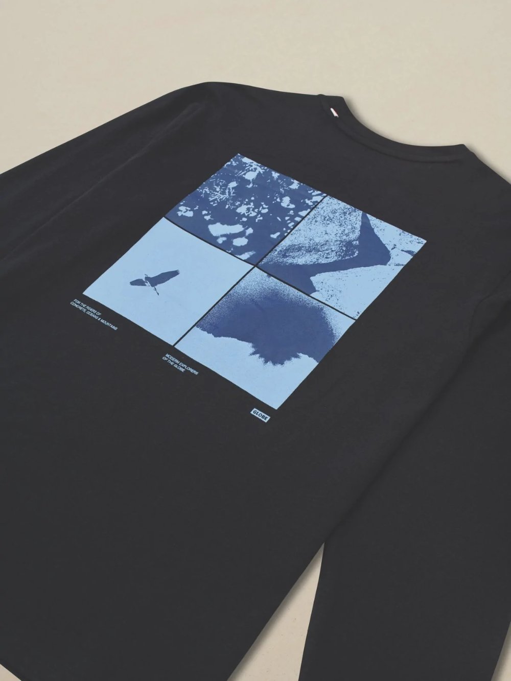 GLOBE ELEMENTS LONG SLEEVE TEE BLACK