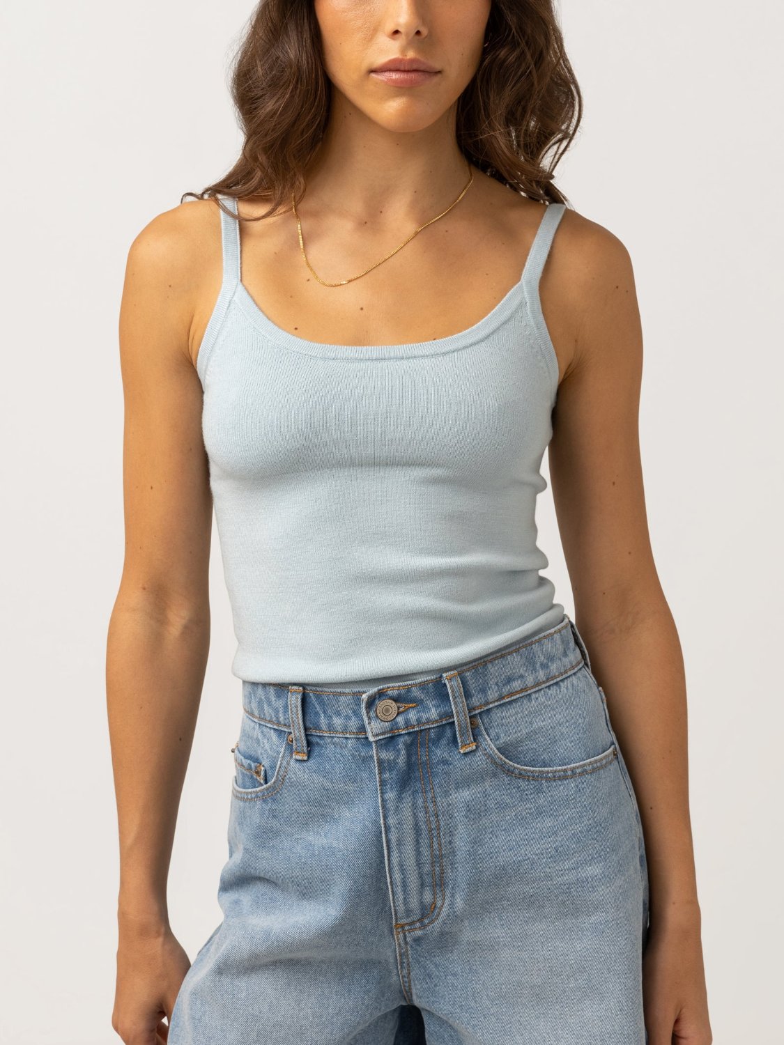 RHYTHM YUMI KNIT COOL BLUE