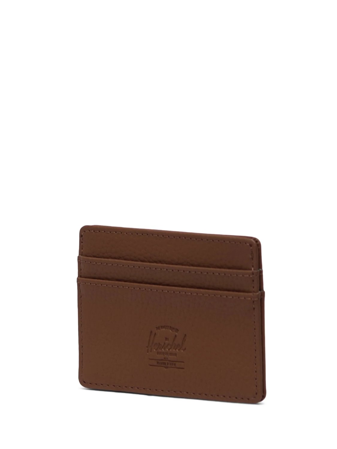 HSC CHARLIE CARDHOLDER VEGAN LEATHER SADDLE BROWN