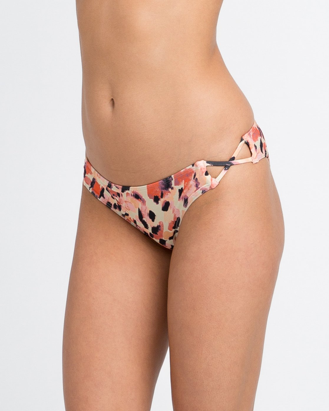 RVCA WATER COLOR LEO BIKINI BOTTOM