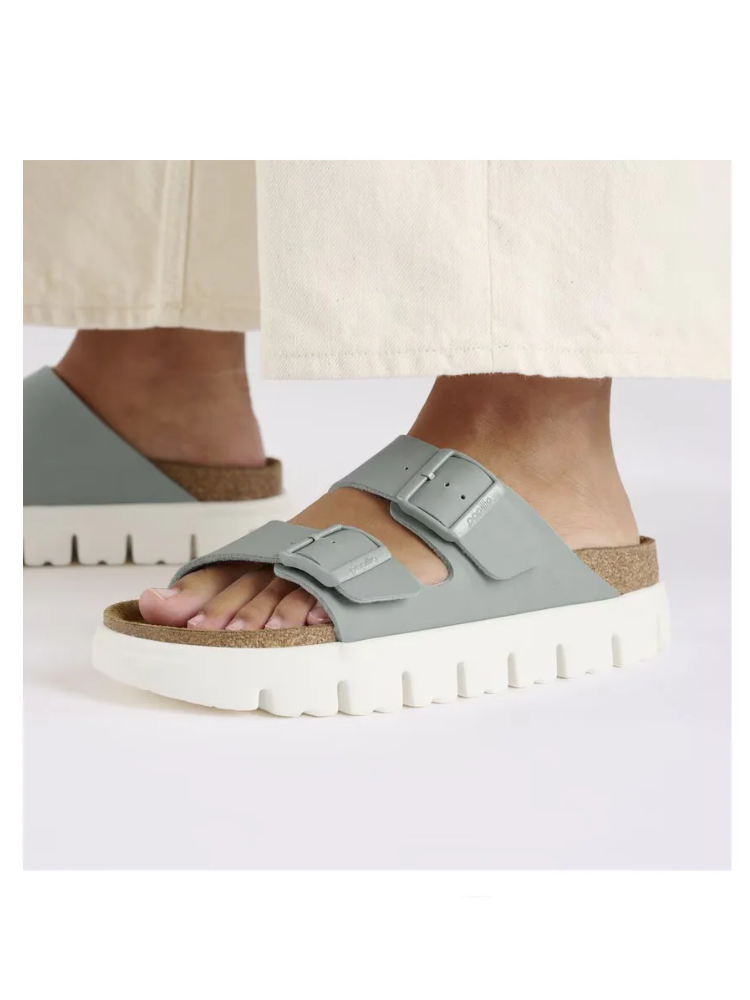 BIRKENSTOCK ARIZONA CHUNKY BIRKO-FLOR SAGE