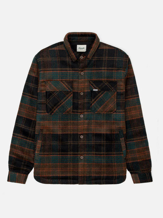 KUWALLA QUILTED PLAID JACKET SPRUCE