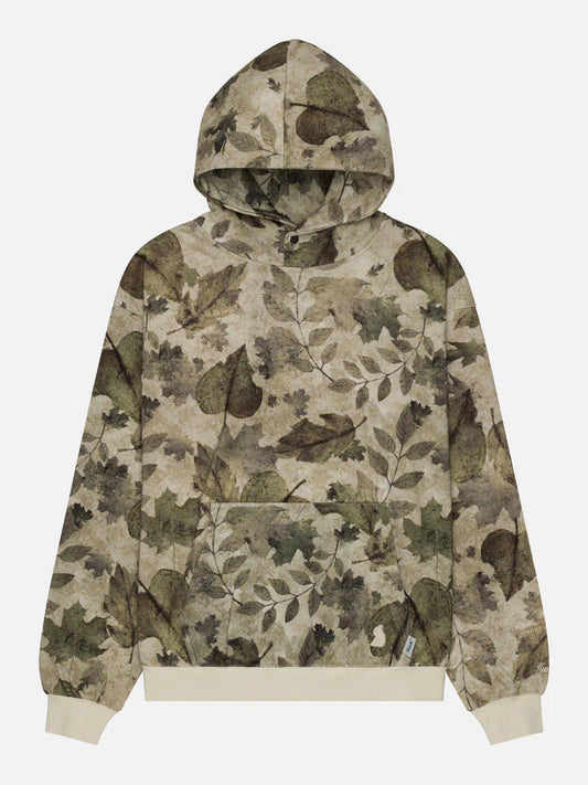 KUWALLA SNAP HOODIE FALL PRINT