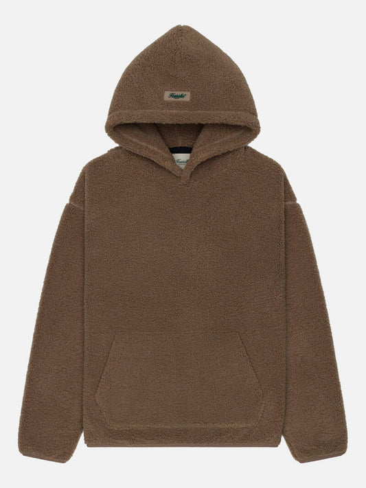 KUWALLA PLUSH HOODIE TAUPE