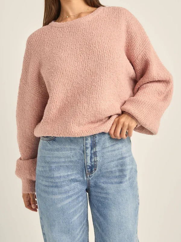 RHYTHM QUINN KNIT JUMPER PINK