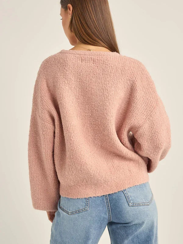 RHYTHM QUINN KNIT JUMPER PINK