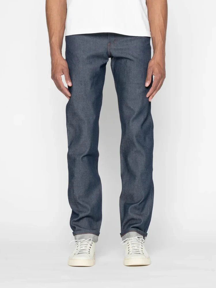 NAKED & FAMOUS DENIM WEIRD GUY NATURAL INDIGO SELVEDGE