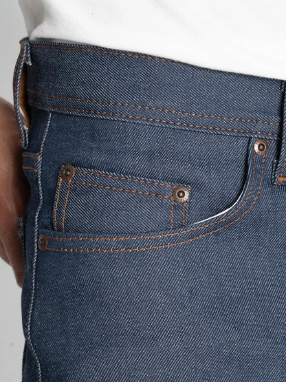 NAKED & FAMOUS DENIM WEIRD GUY NATURAL INDIGO SELVEDGE