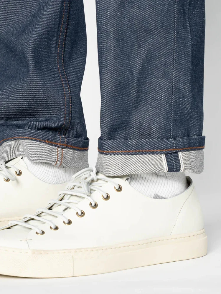 NAKED & FAMOUS DENIM WEIRD GUY NATURAL INDIGO SELVEDGE