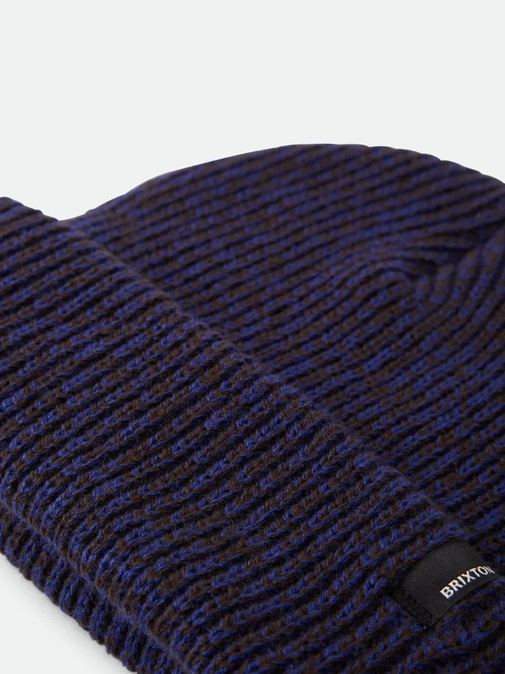 BRIXTON CHUNKY HEIST BEANIE MARLED NAVY/CARAMEL 