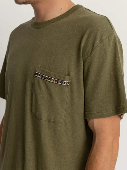 RHYTHM LINEN S/S T-SHIRT OLIVE