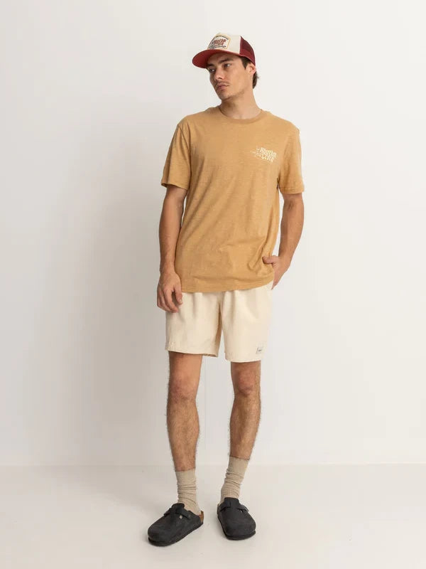 RHYTHM MOD BRUSHED TWILL JAM SHORT NATURAL