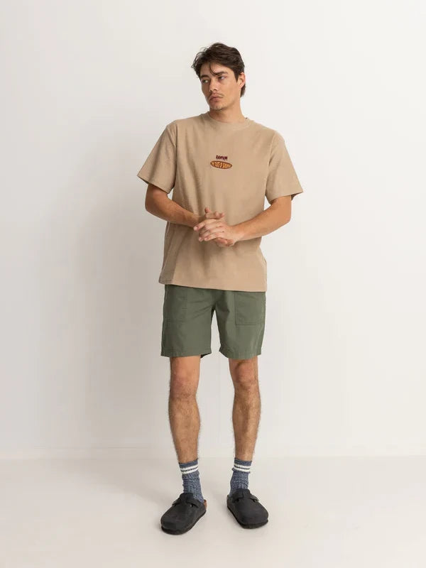 RHYTHM WORN PATH RIPSTOP SHORT OLIVE