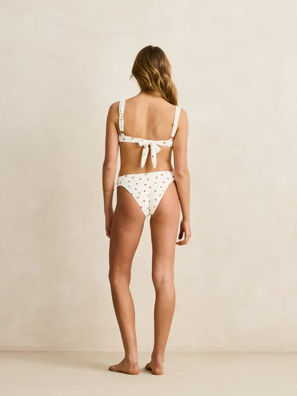RHYTHM MILA SOFT SIDE BIKINI BOTTOM CREAM