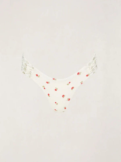 RHYTHM MILA SOFT SIDE BIKINI BOTTOM CREAM