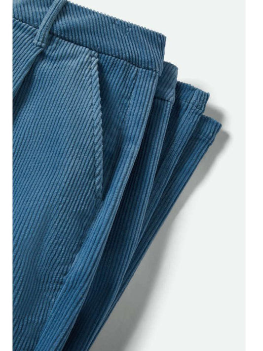BRIXTON LUDLOW TROUSER PANT BORROWED BLUE CORDUROY 