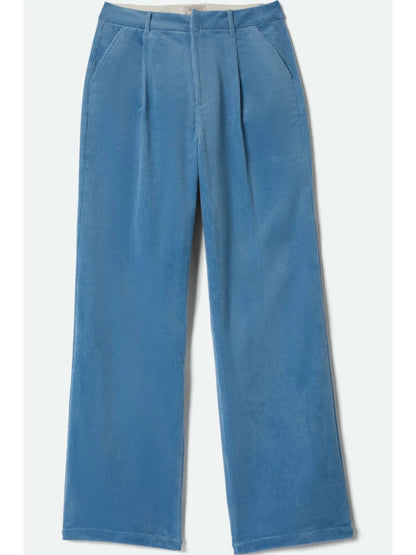 BRIXTON LUDLOW TROUSER PANT BORROWED BLUE CORDUROY 