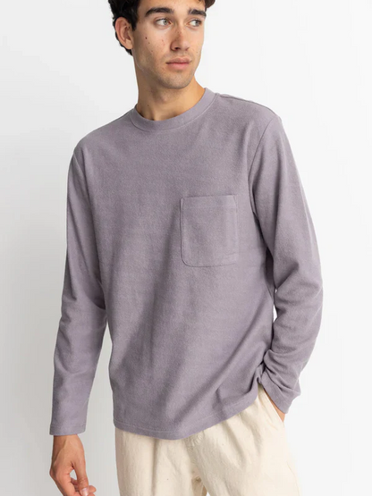 RHYTHM VINTAGE TERRY L/S T-SHIRT TARO