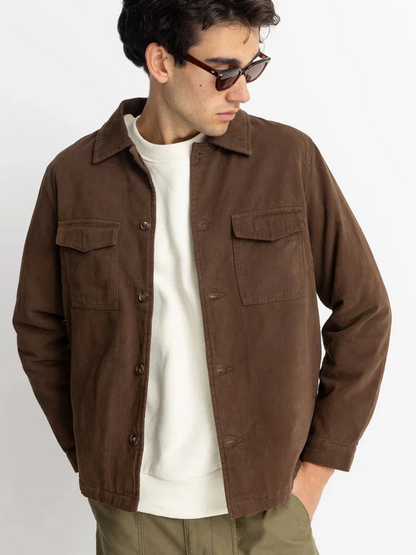 RHYTHM INSULATED OVERSHIRT CHOCOLATE