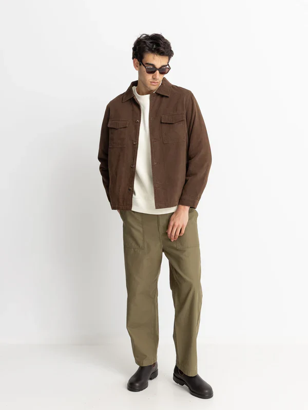 RHYTHM INSULATED OVERSHIRT CHOCOLATE