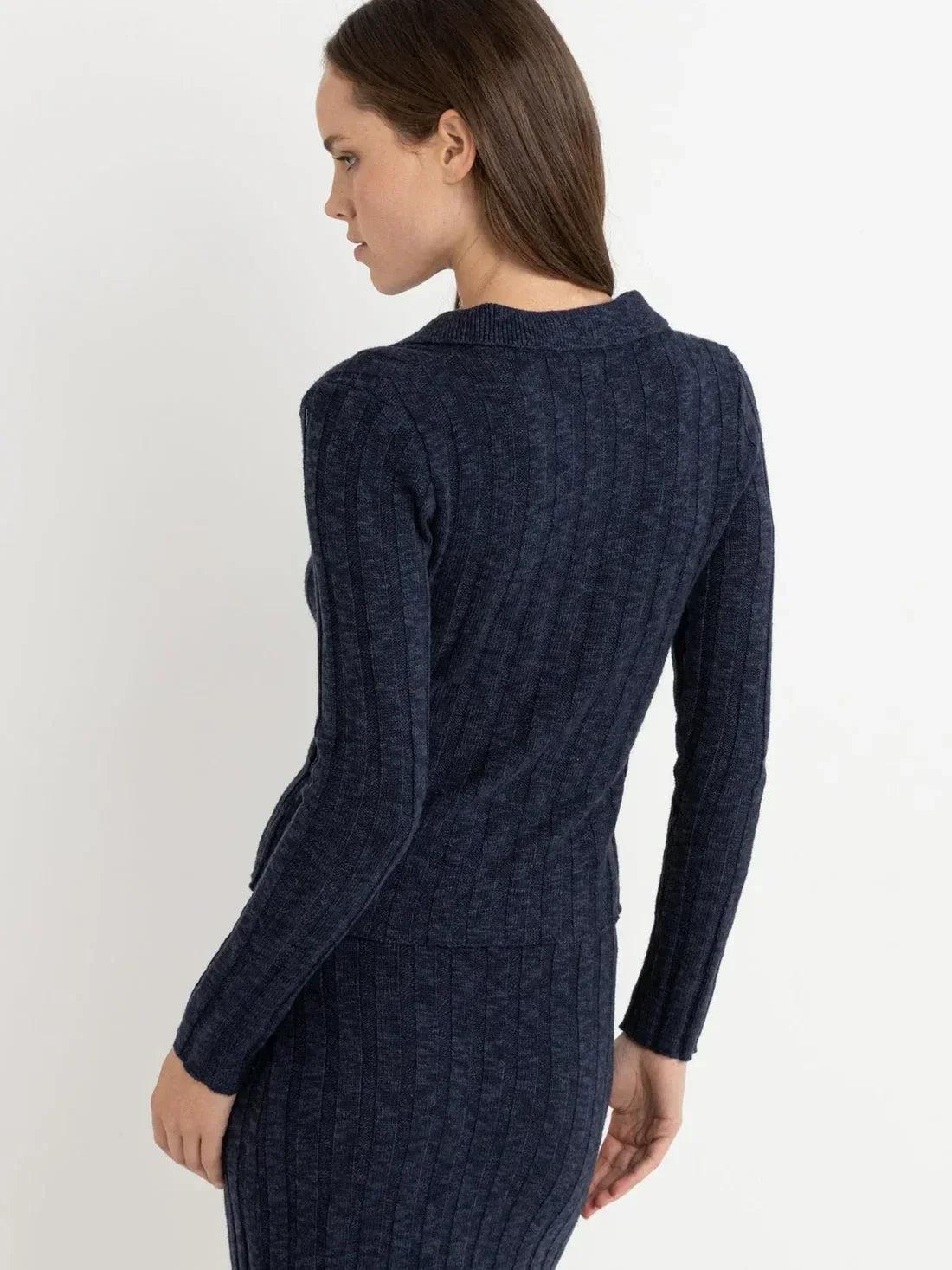 RHYTHM KOKO L/S KNIT TOP INK 